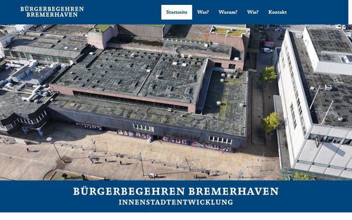 Screenshot of buergerbegehren-bremerhaven.de