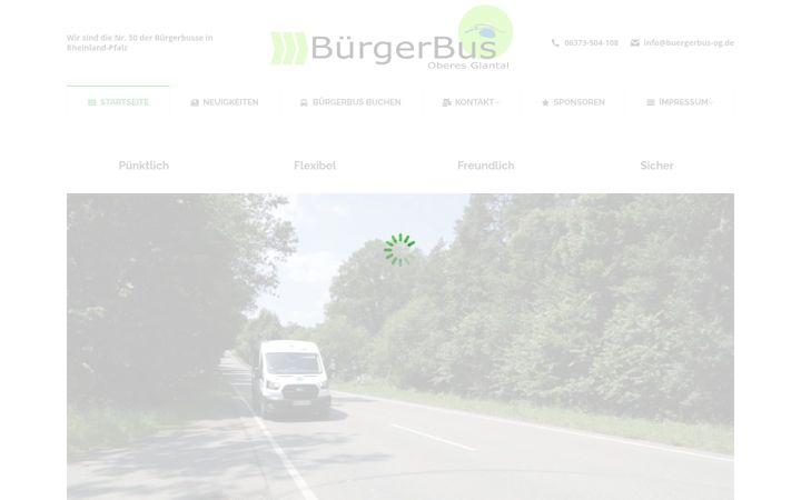 Screenshot of buergerbus-og.de