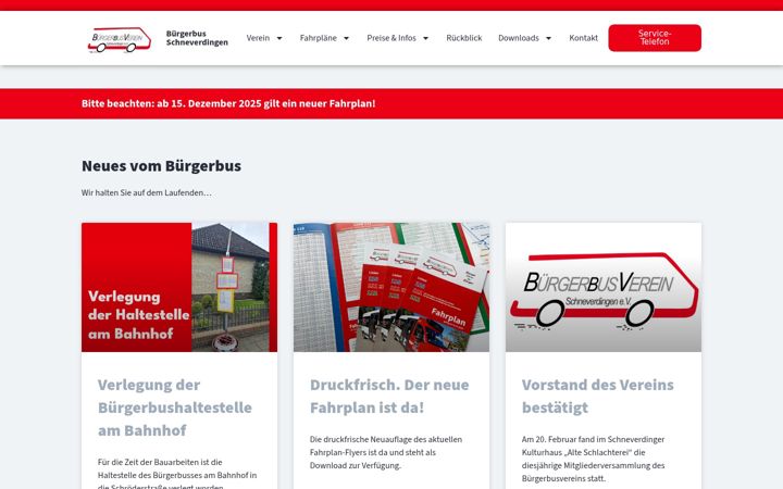 Screenshot of buergerbus-schneverdingen.de