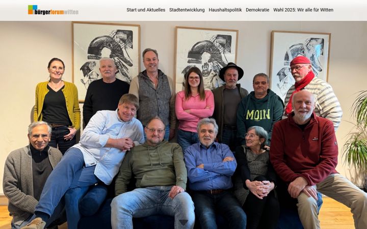 Screenshot of buergerforum-witten.de