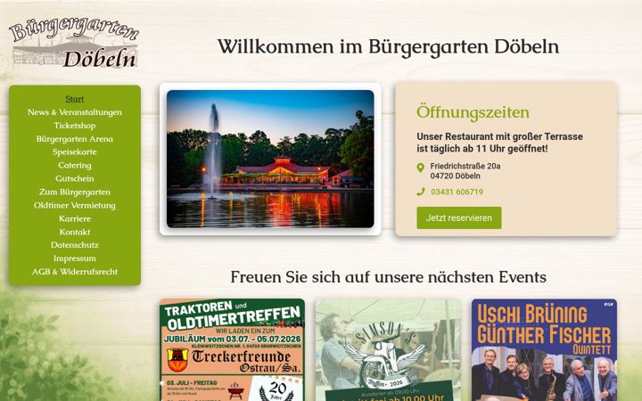 Screenshot of buergergarten-doebeln.de