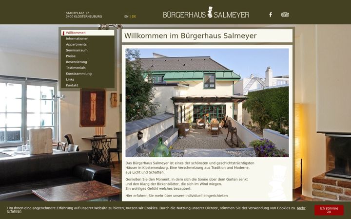 Screenshot of buergerhaus-salmeyer.at