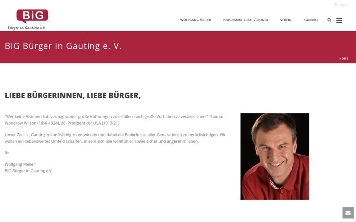 Screenshot of buergeringauting.de