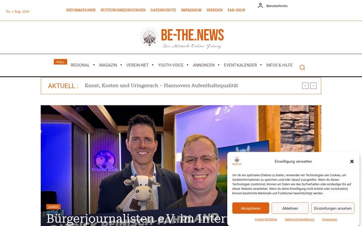 Zrzut ekranu buergerjournalisten.de