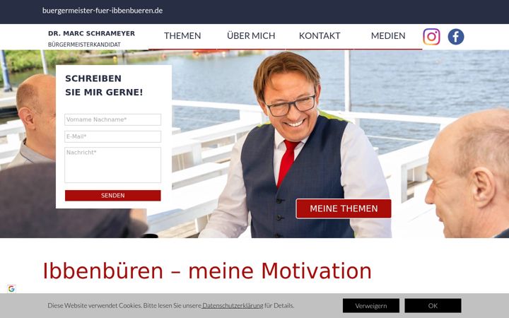 Screenshot of buergermeister-fuer-ibbenbueren.de