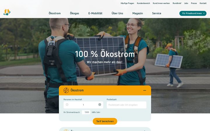Screenshot of buergerwerke.de