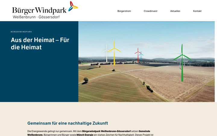 Képernyőkép: buergerwindpark-weissenbrunn.de