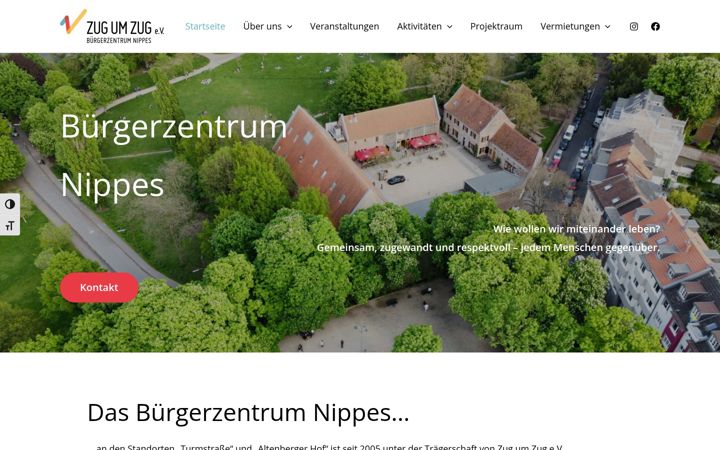 Képernyőkép: buergerzentrum-nippes.de