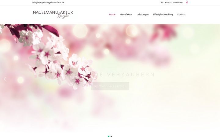 Screenshot of buerglein-nagelmanufaktur.de