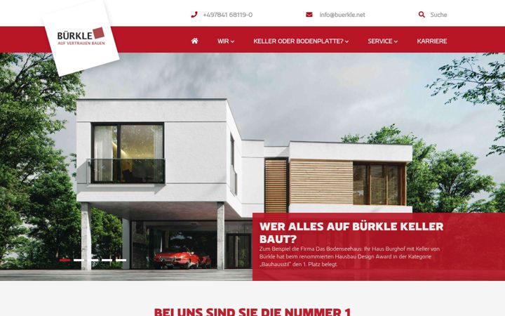 Screenshot of buerkle-fertigkeller.de