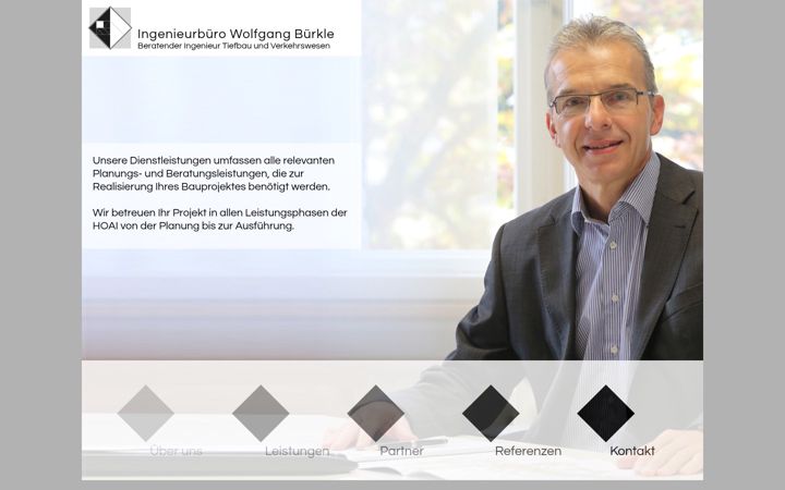 Screenshot of buerkle-ingenieure.de