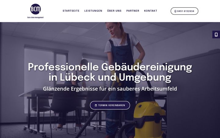 Screenshot of buero-clean-management.de