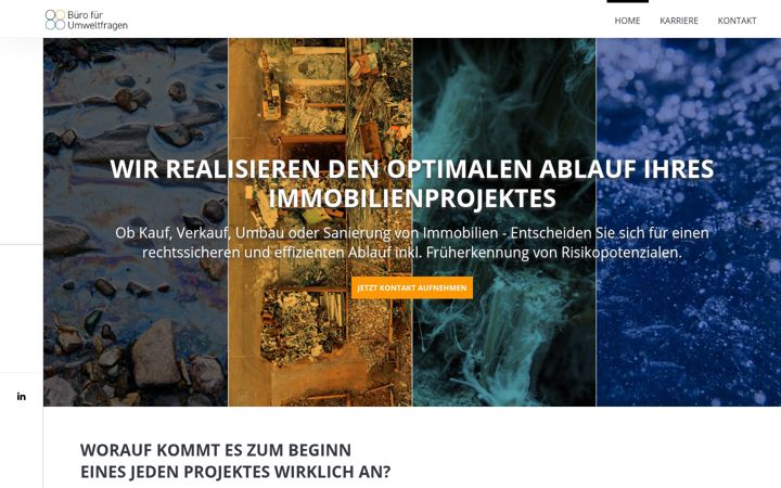 Screenshot of buero-fuer-umweltfragen.de
