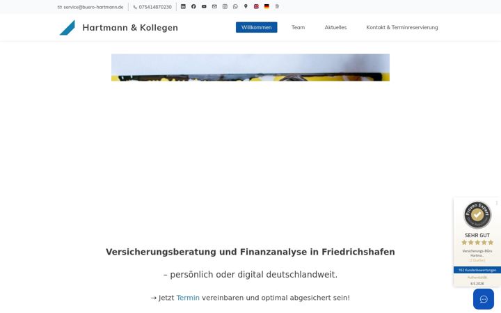 Screenshot of buero-hartmann.de