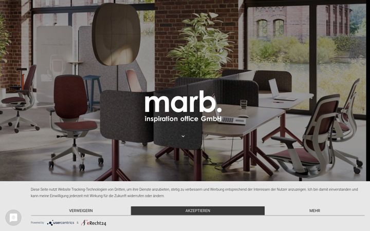Screenshot of buero-marb.de