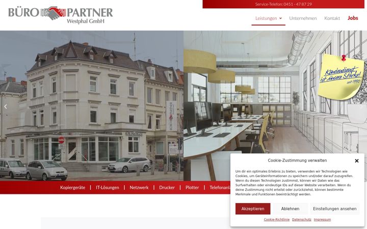 Ekrānuzņēmums no buero-partner-westphal.de