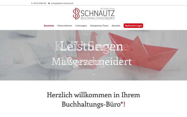 Screenshot of buero-schnautz.de