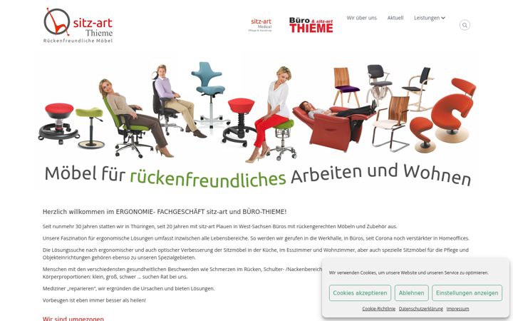 Zrzut ekranu buero-thieme.de