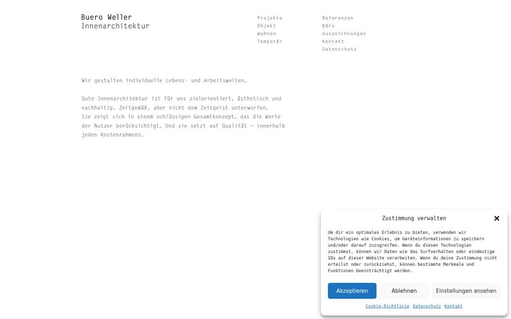 Screenshot of buero-weller.de