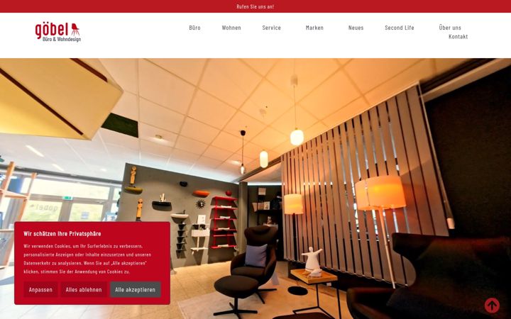 Zrzut ekranu buero-wohn-design.de