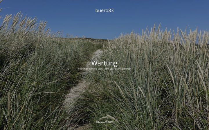 Screenshot of buero83.com