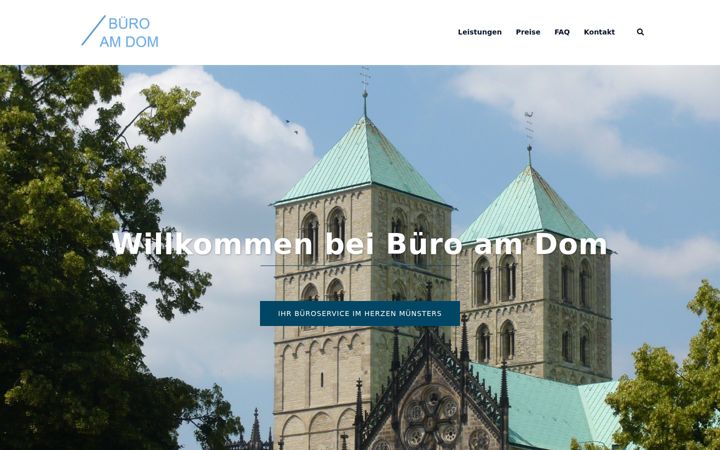 Screenshot of bueroamdom.de