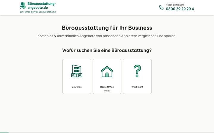 Zrzut ekranu bueroausstattung-angebote.de