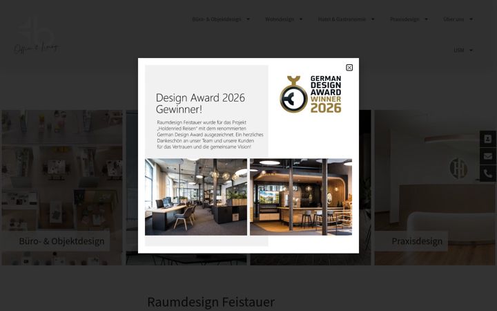 Screenshot of buerodesign-feistauer.de