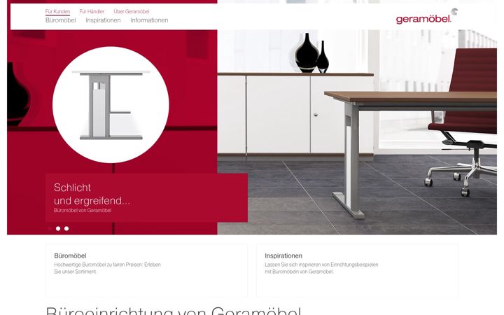 Screenshot of bueroeinrichtung-geramoebel.de