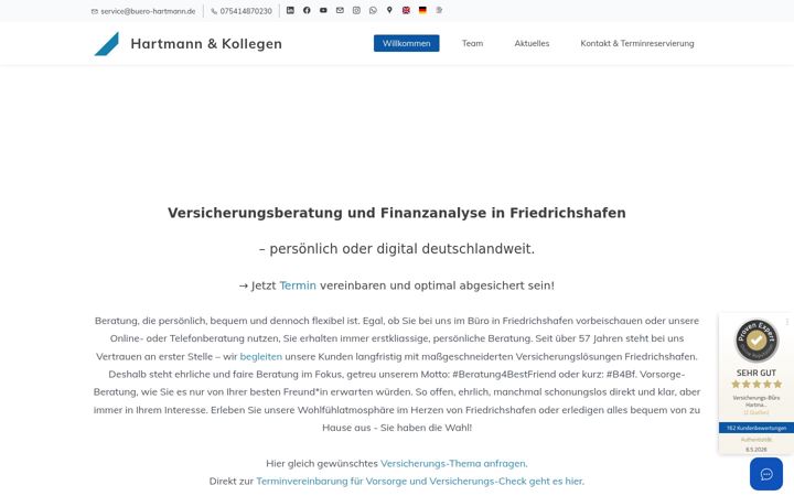 Screenshot of buerohartmann.de