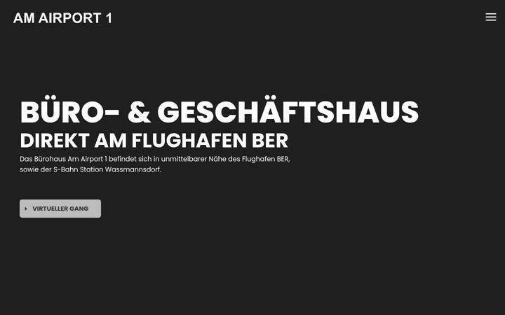 Screenshot of buerohaus-airport-berlin.de