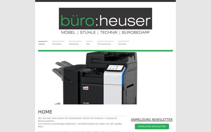 Zrzut ekranu bueroheuser.de