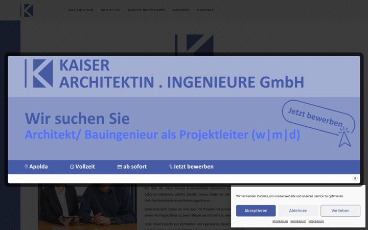 Screenshot von buerokaiser.de
