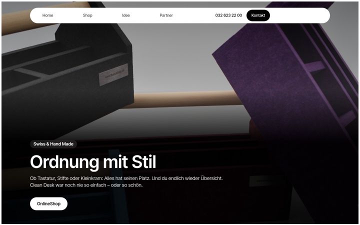 Screenshot of buerokiste.ch