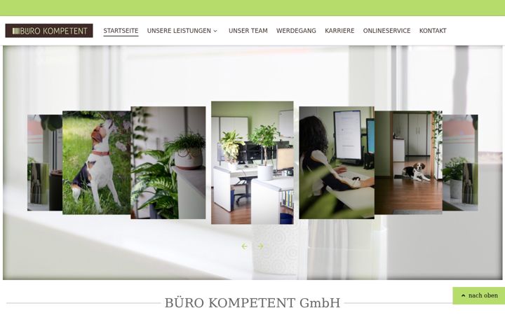 Screenshot of buerokompetent.de