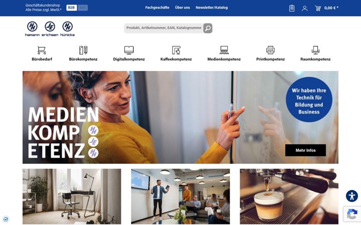 Screenshot of buerokompetenz.de