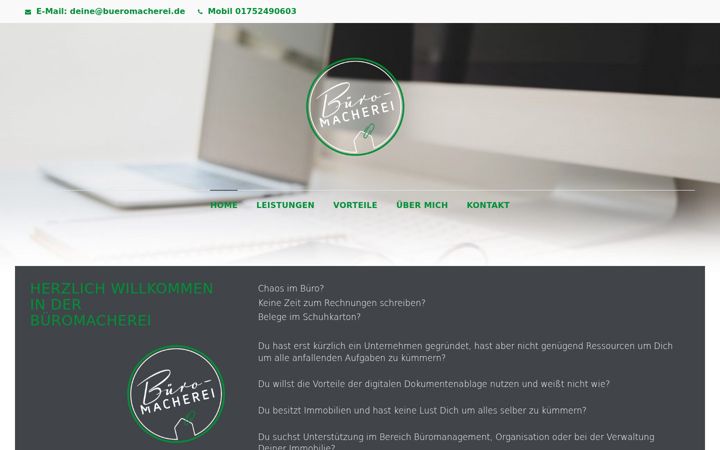 Screenshot von bueromacherei.de
