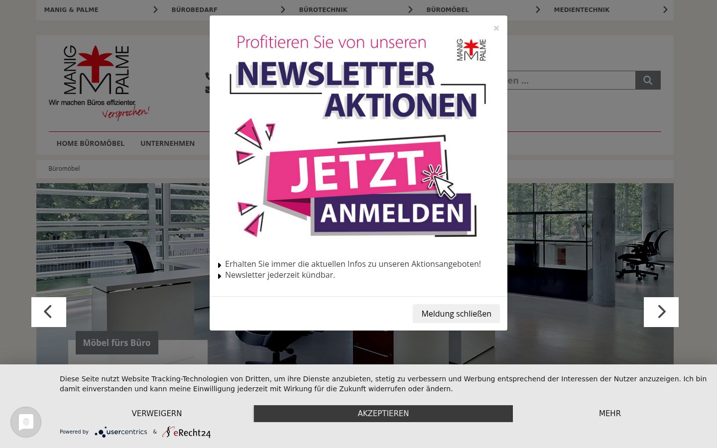 Zrzut ekranu banera zgody wyświetlanego przed jakąkolwiek interakcją
