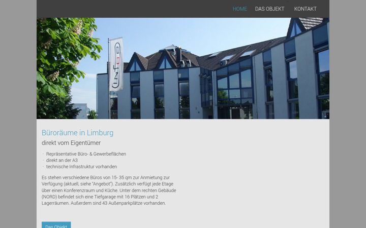 Screenshot of bueroraeume-limburg.de