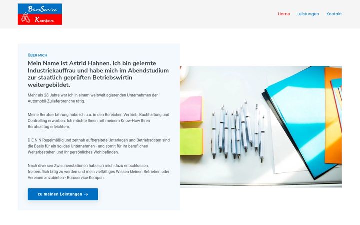 Screenshot ta' bueroservice-aus-kempen.de