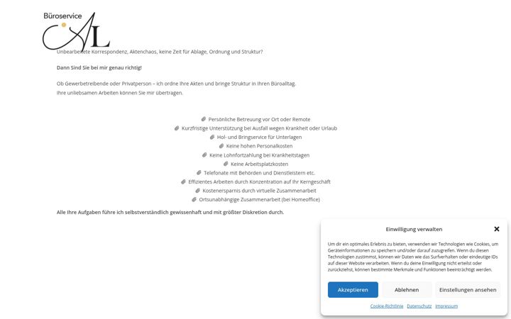Screenshot of bueroservice-biedenkopf.de