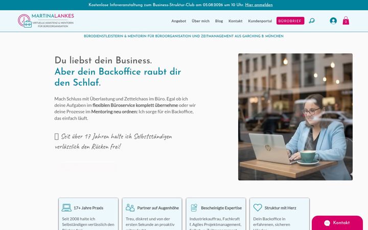 Screenshot von bueroservice-lankes.de