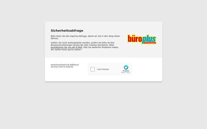 Screenshot of bueroshop24.de