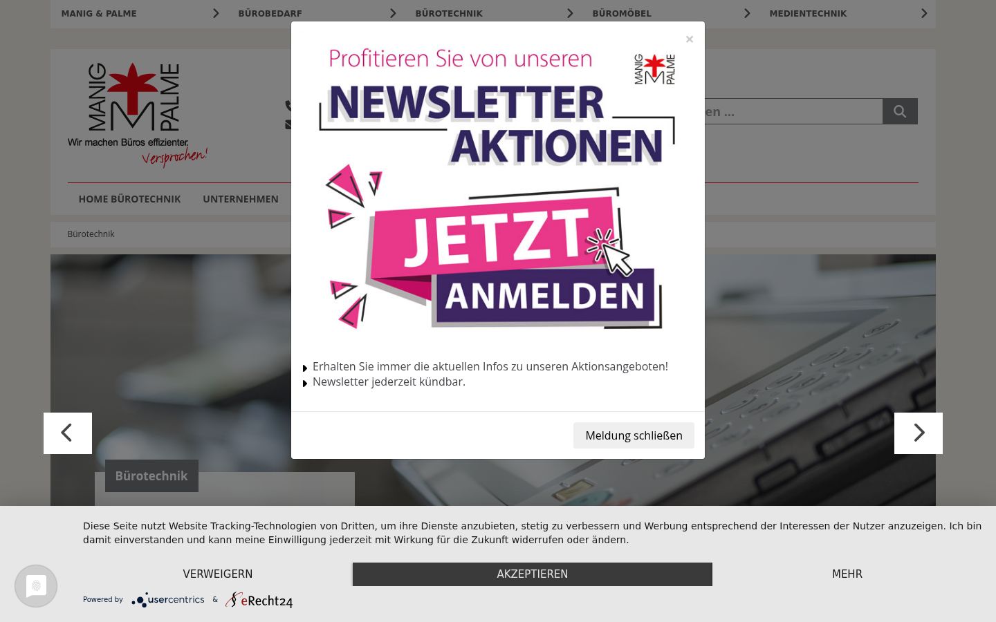 Zrzut ekranu banera zgody wyświetlanego przed jakąkolwiek interakcją