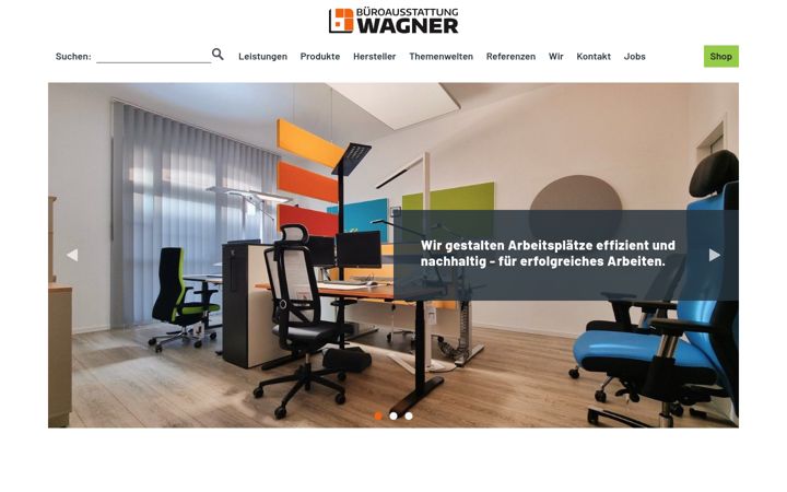 Screenshot of buerowagner.de