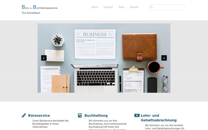 Screenshot of buerowahnsinn.at
