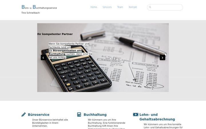 Screenshot of buerowahnsinn.de