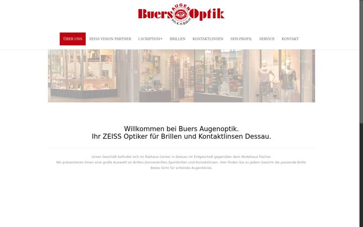 Screenshot of buers-augenoptik.de