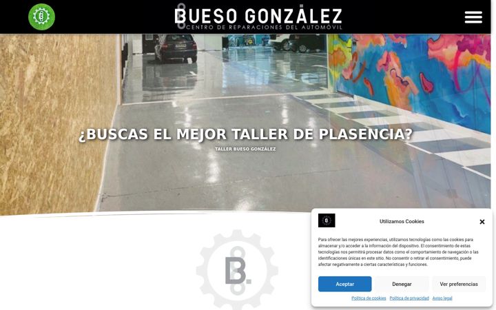 Skärmbild av buesogonzalez.es
