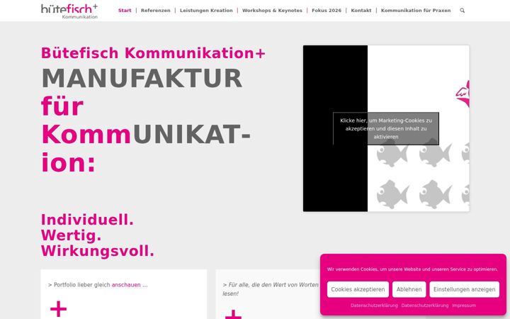 Screenshot of buetefisch.de